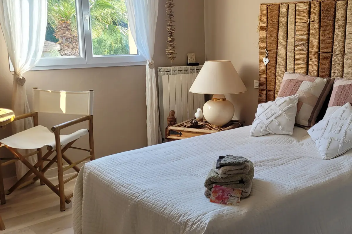 Chambre Bambou à Villa Tao